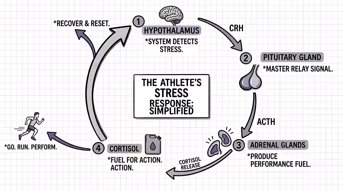 The Athlete's Stress Response: Harness adrenaline by understanding the physiology behind it.